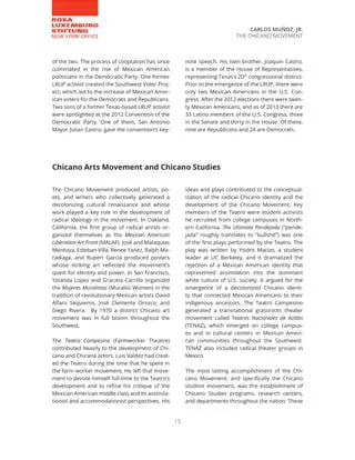 Establishment of Chicano Studies programs