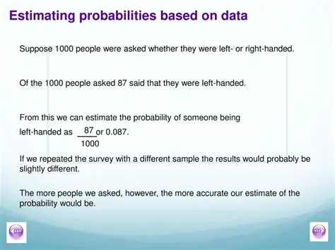 Estimating the Probabilities