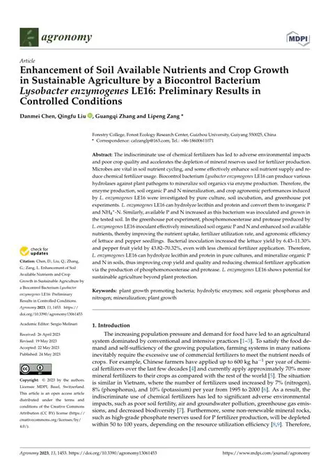Estimation of Crop Available Nutrients