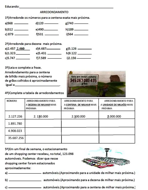 Estimativa por arredondamento