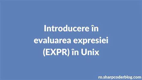 Evaluarea expresiei interne