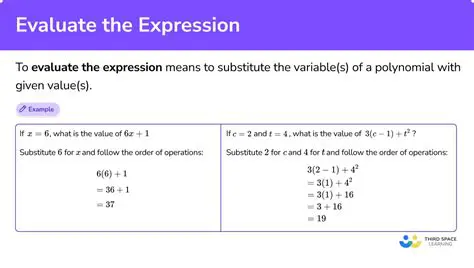 Evaluating Expressions with Given Values