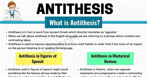 Examples of Antithesis in Literature