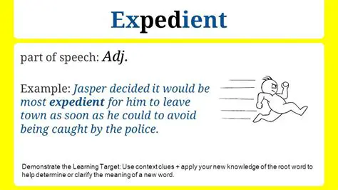 Examples of Expedient Actions