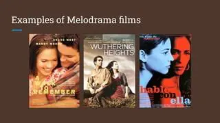 Examples of Melodrama in Film and Literature