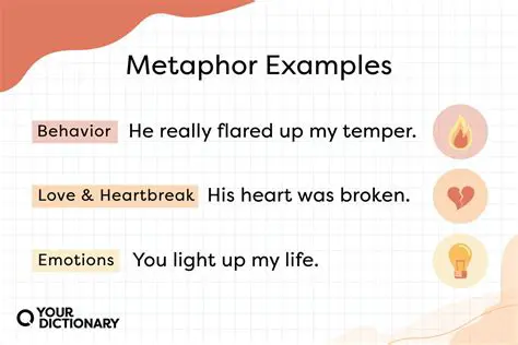 Examples of Metaphors in Literature