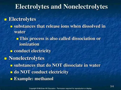 Examples of Nonelectrolytes