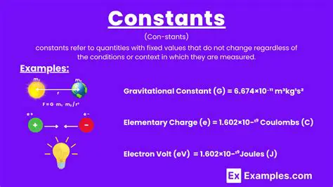 Examples of Perfect Constants