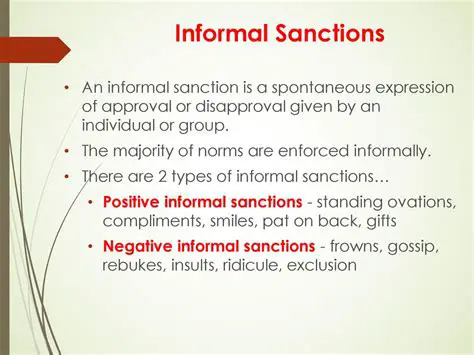 Examples of Positive Informal Sanctions