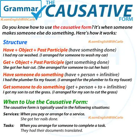 Examples of the Causative Form