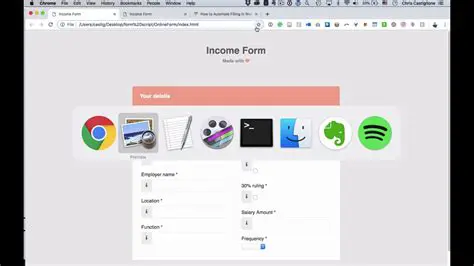 Excellent for Filling in Web Forms
