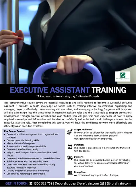 Executive Assistant Training UK: Elevating Your Career to the Next Level