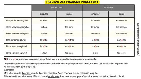 Exemples de Soulignement des Pronoms et des Articles