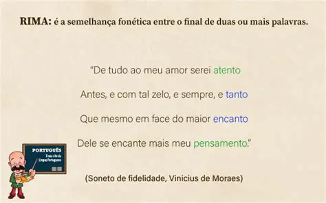 Exemplo de Rima Imperfeita