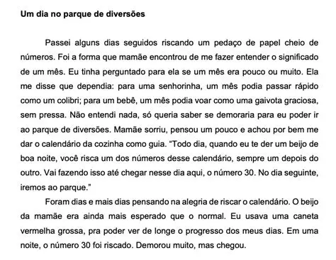 Exemplo de Texto Narrativo