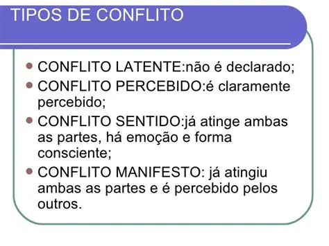 Exemplos de Conflito Latente