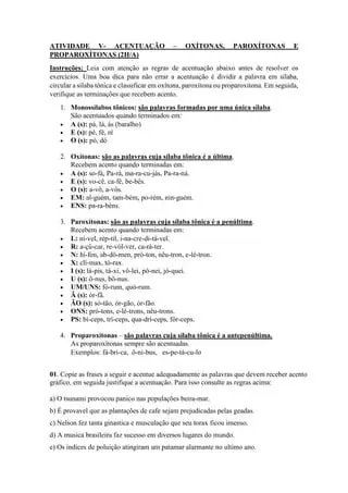 Exemplos de Lugares Acima do Mar