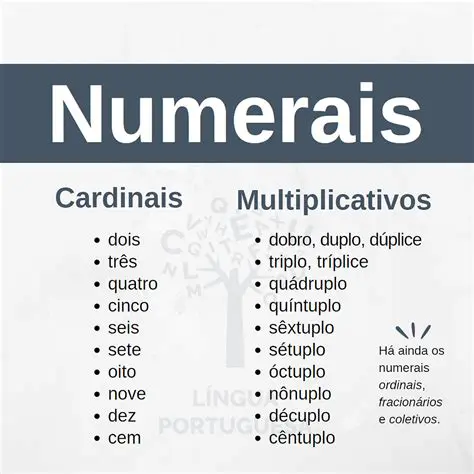 Exemplos de numerais cardinais