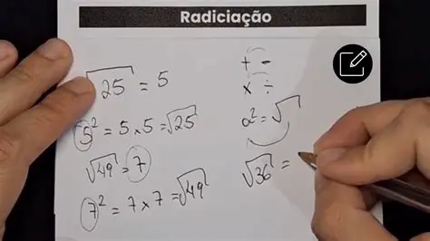 Exemplos de uso da raiz quadrada