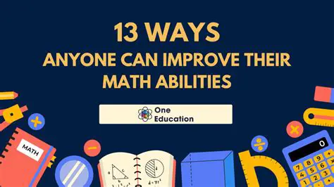 Exercise your math abilities
