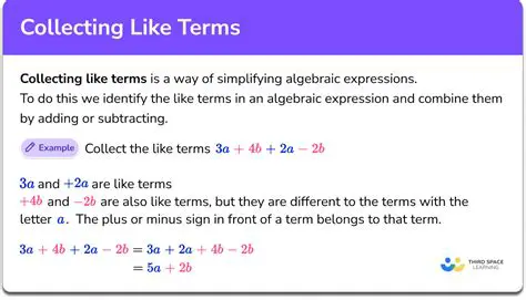 Expanding and Collecting Like Terms