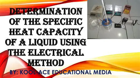 Experimental Determination of Specific Heat Capacity