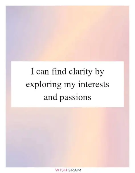 Exploring Your Interests and Passions