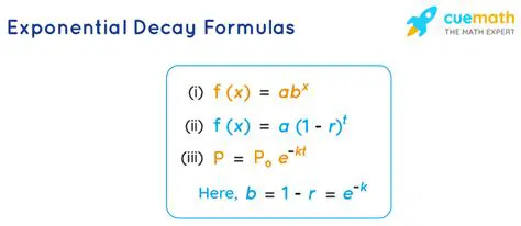 Exponential Decay Function Formula