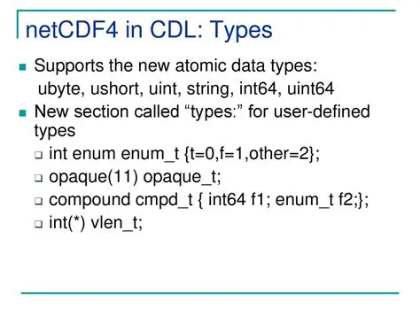 Exposing netCDF4 Data Types in CMOR