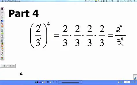 Expressing a Power of a Fraction
