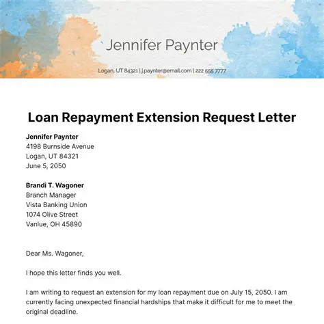 Extension of repayment period