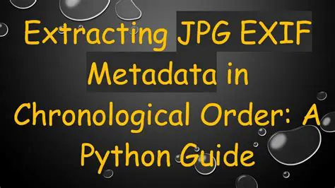 Extracting EXIF Metadata with Ease