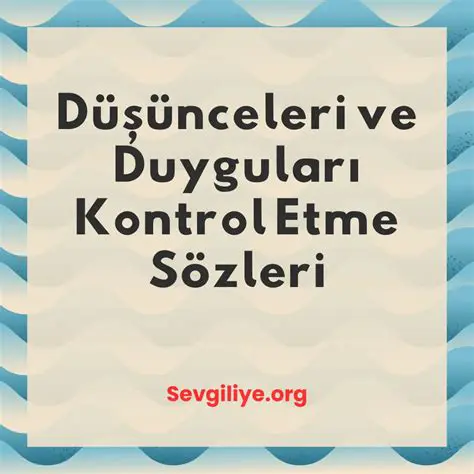 Eylemlerimizi Kontrol Etme