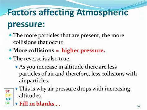Factors Affecting Atmospheric Pressure