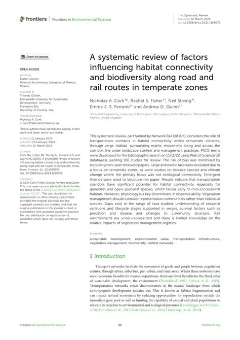 Factors Influencing Habitat