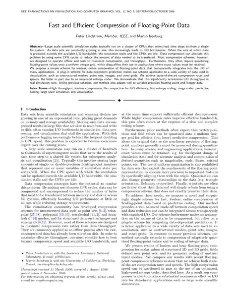 Fast and efficient compression and extraction