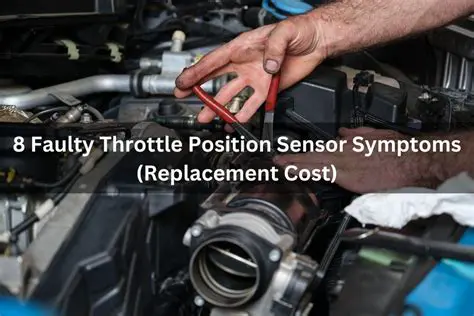 Faulty throttle position sensor