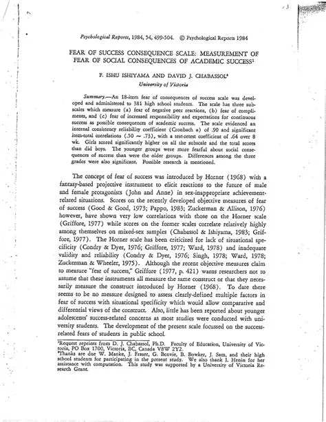 Fear of Social Consequences