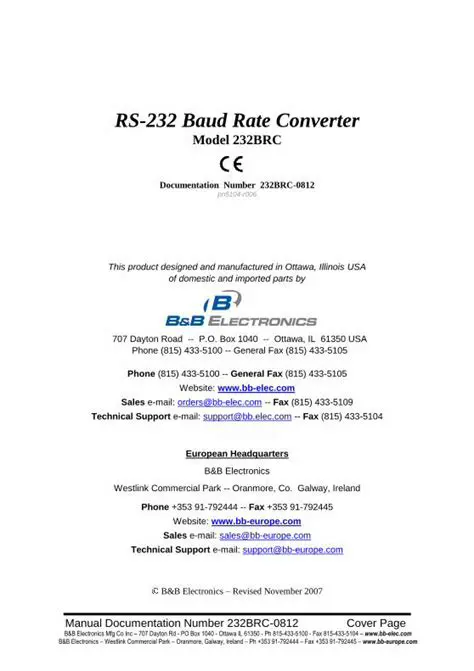 Features of 232BRC Software Tool