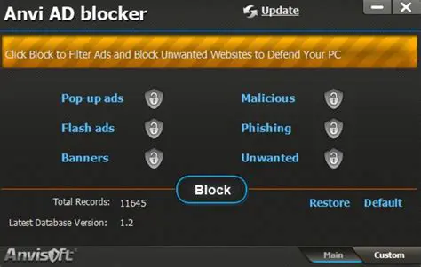 Features of Anvi AD Blocker