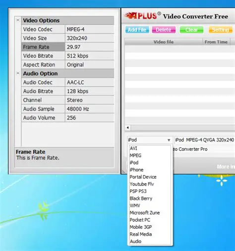 Features of Aplus Video To PMP Converter