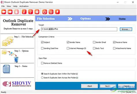 Features of Automatic Outlook Duplicate Remover
