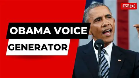 Features of Barack Obama Voice Imitator