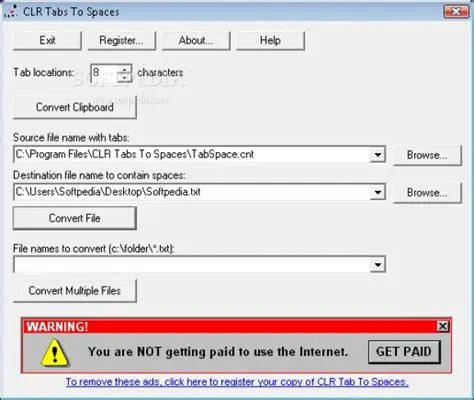 Features of CLR Tabs To Spaces