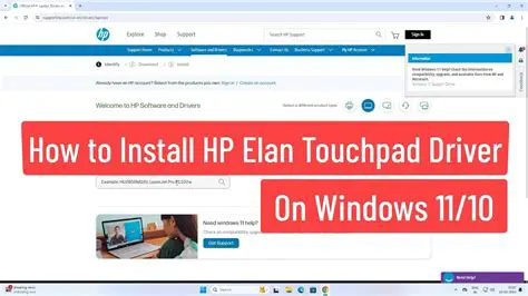 Features of ELAN Touchpad Driver