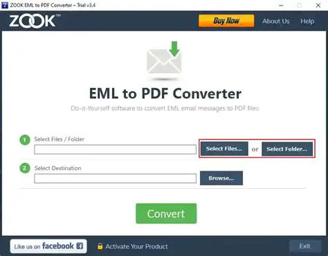 Features of EML to PDF Converter