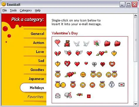 Features of Emoticons Mail
