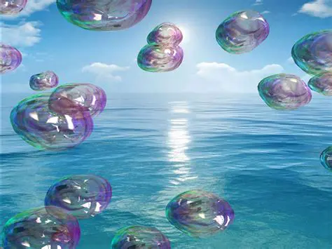 Features of Free Bubbles 3D