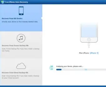 Features of Free iPhone Data Recovery