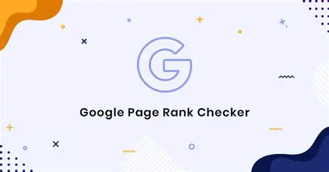 Features of Google PageRank Checker